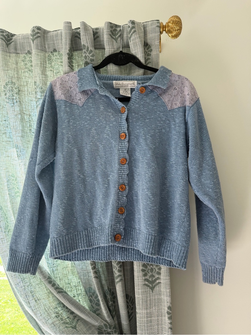 Vintage Scalloped Edge Sweater